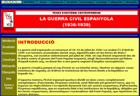Buxaweb: La guerra civil espanyola (1936-1939)