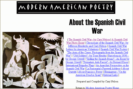 About the Spanish Civil War