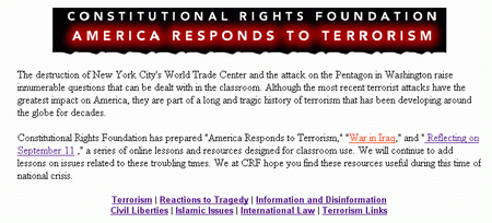 America respon to terrorism
