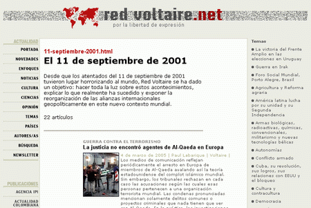 El 11 de septiembre de 2001