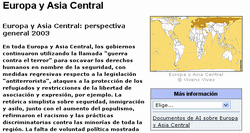 Resum regional Amnistía Internacional Europa y Asia central
