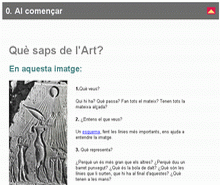 Conèixer l'Art: Al començar