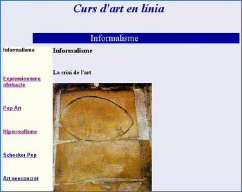 Curs d'art en lnia: informalisme
