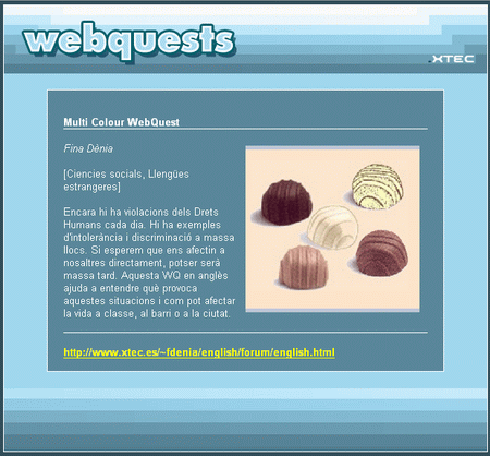 Multi Colour WebQuest