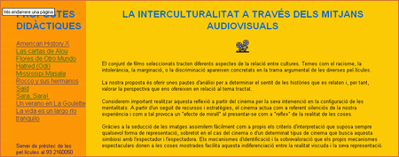 La interculturalitat a través dels mitjans audiovisuals