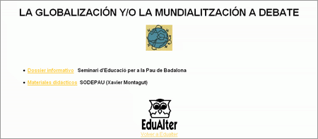 La globalización y/o la mundialización a debate