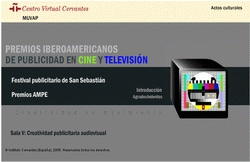 Centro Virtual Cervantes: premios iberoamericanos de publicidad en cine y televisin