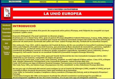 Buxaweb: La unió europea