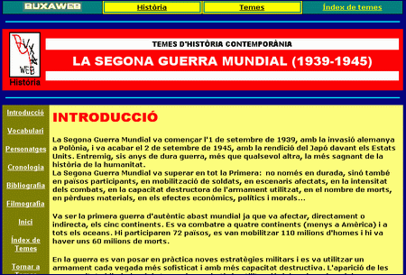 Buxaweb: la Segona Guerra Mundial