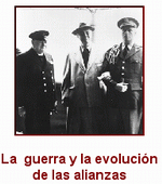 La guerra y la evolución de las alianzas