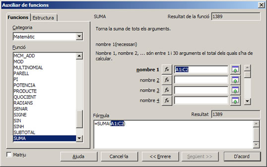 Auxiliar de funcions Auxiliar de funcions