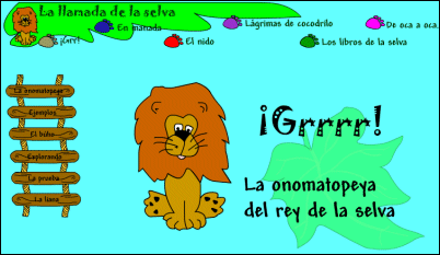 La onomatopeya La onomatopeya