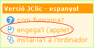 Engega l’applet Engega l’applet