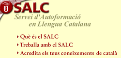 Servi d’Autoformació en Llengua Catalana Servi d’Autoformació en Llengua Catalana