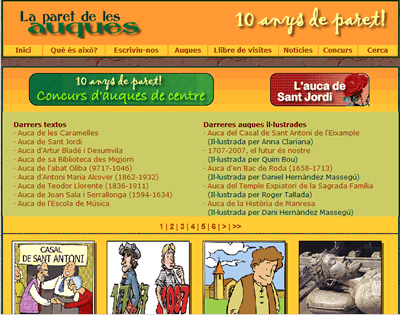 La paret de les auques La paret de les auques