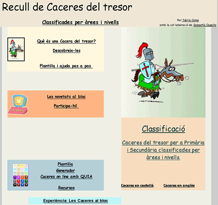 Recull de caceres del Tresor Recull de caceres del Tresor