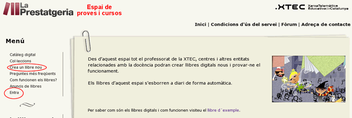 Espai de proves i cursos Espai de proves i cursos