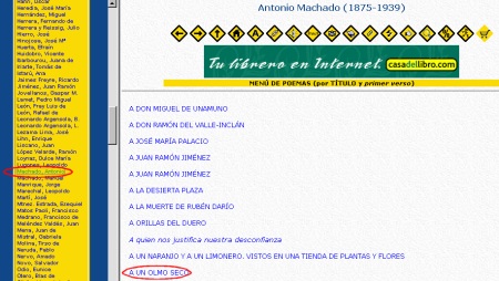 A un olmo seco A un olmo seco