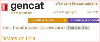 Dictats en línia Dictats en línia