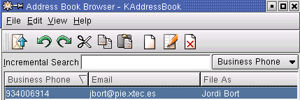 kaddressbook