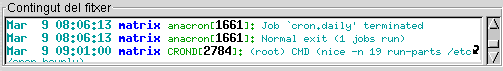 logs cron